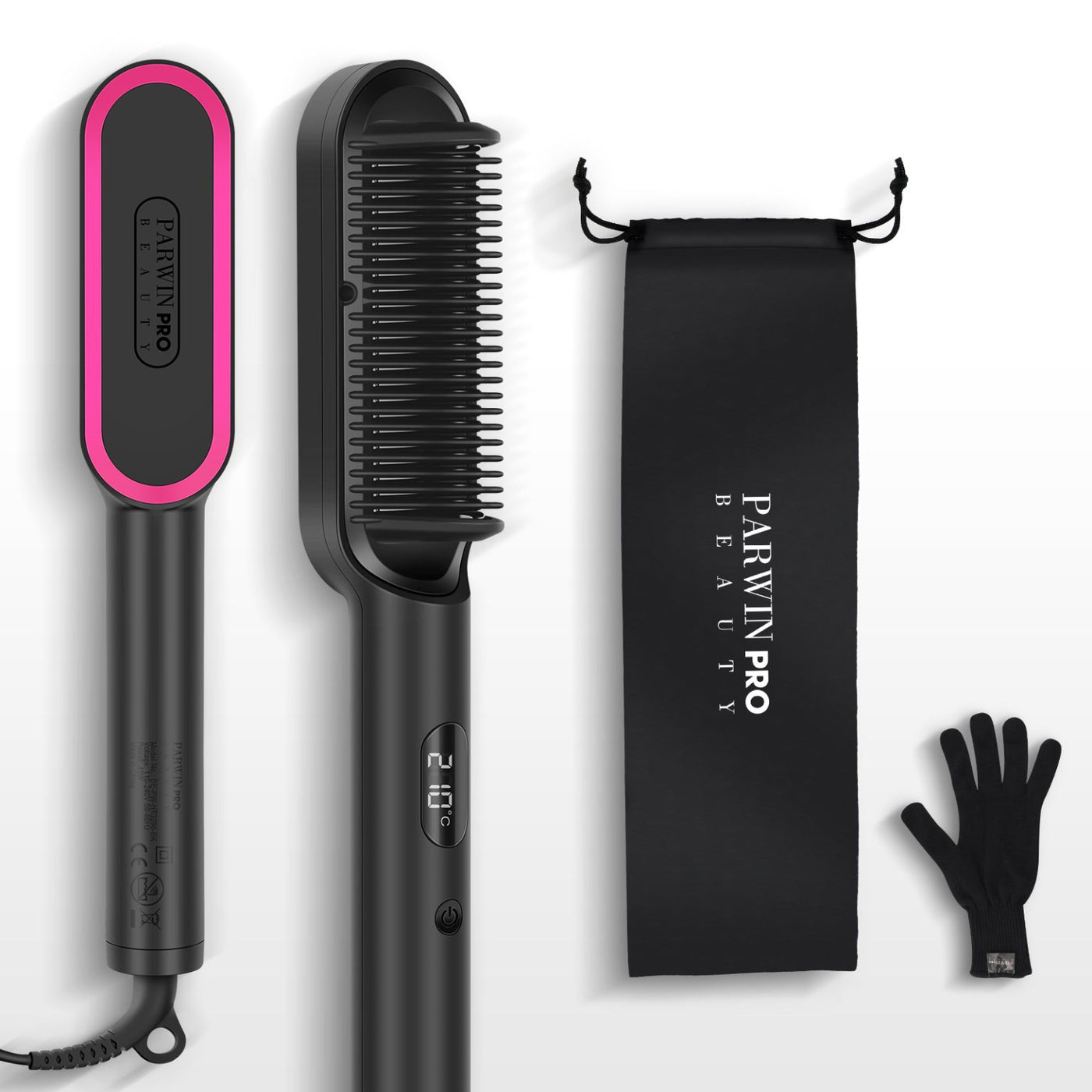 ion Hair Brush Straightener