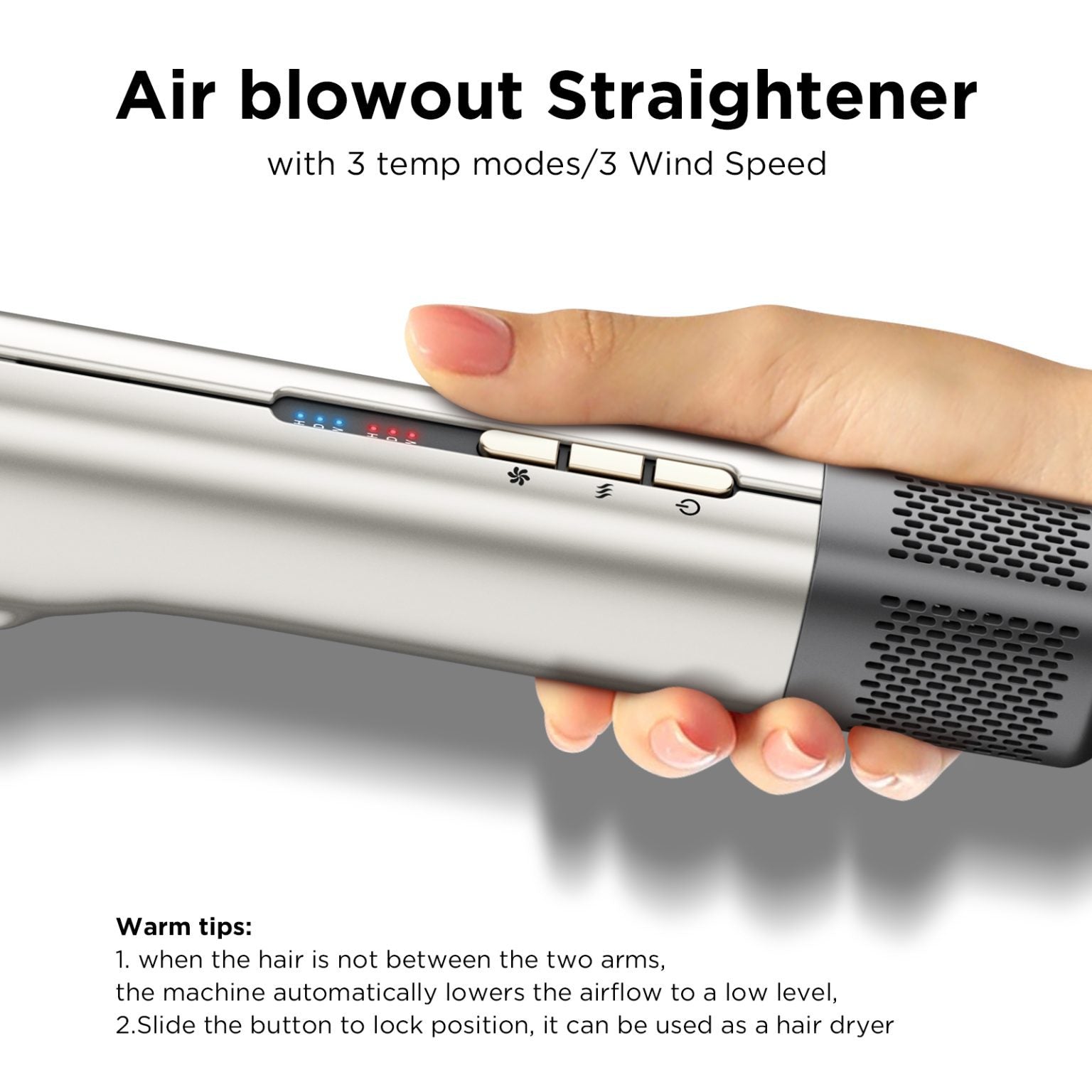 ionic Airflow Hair Straightener image 1