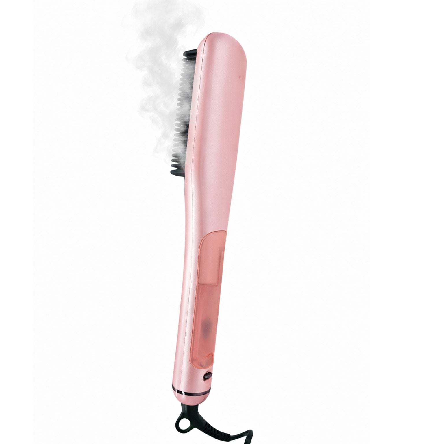 Parwin Pro+ Beauty - Steam Ionic Hair Straightening Comb - Pink image
