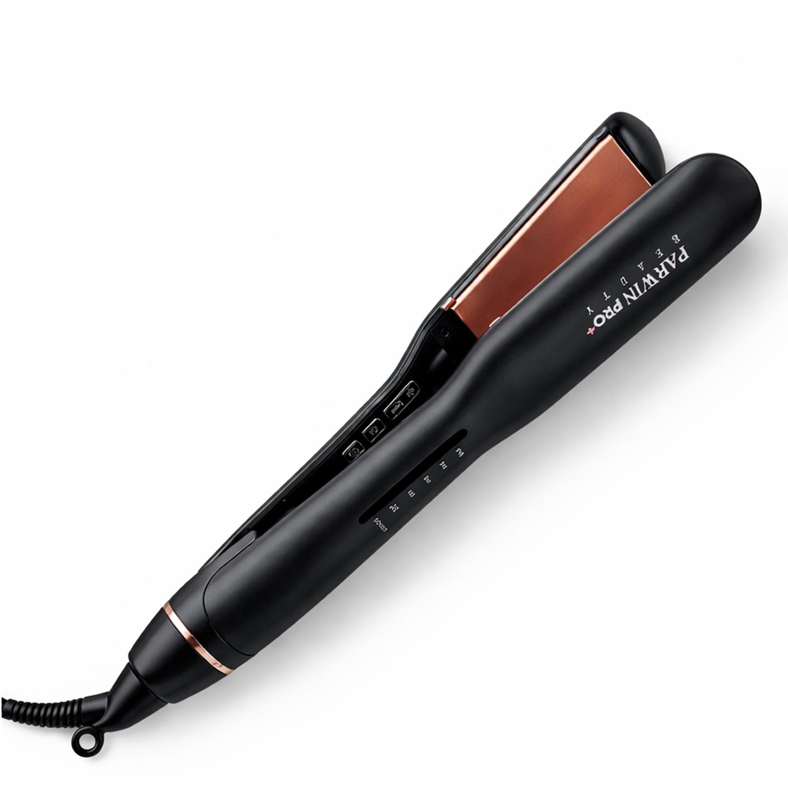 Parwin Pro+ Beauty - Super Ionics Straightener - Black, 1.25" image