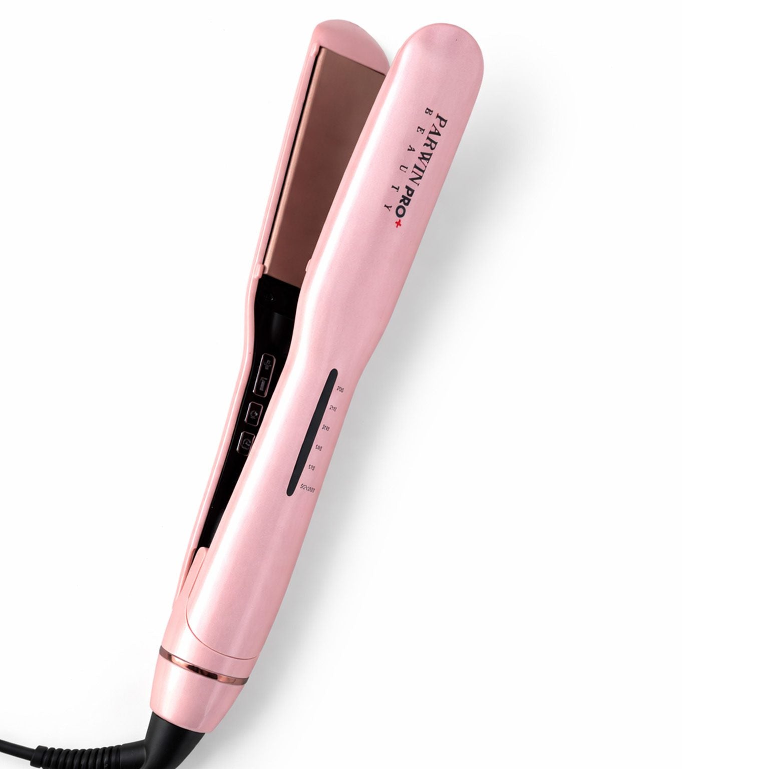 Parwin Pro+ Beauty - Super Ionics Straightener - Pink, 1.25" image